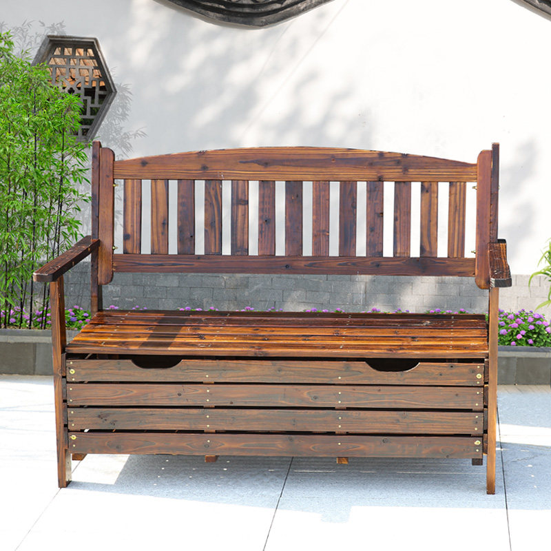 公园椅户外长椅长条椅木座椅室外椅子休闲椅庭院长凳双人靠背椅