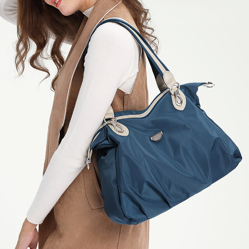 Large capacity female 2021 new pattern nylon Female bag Oxford canvas Bag Firefox One shoulder Inclined shoulder bag Versatile Handbagin the Leather/Lady bags/Men's bag, Ms. bags category - from Buy2taobao.com to provide professional Taobao agent buy service