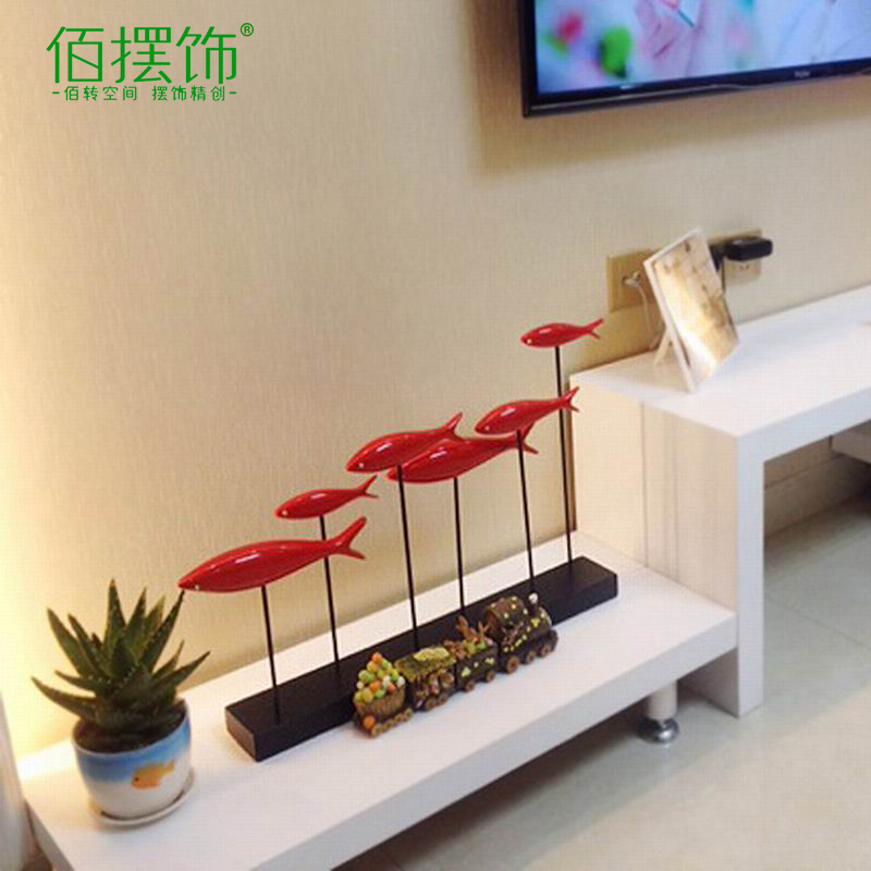 Northern Europe Modern minimalist a living room Entrance TV cabinet Decoration originality Lucky Fish Arts and Crafts Home Furnishing ornament a decorationin the Home accessories , Decoration category - from Buy2taobao.com to provide professional Taobao agent buy service
