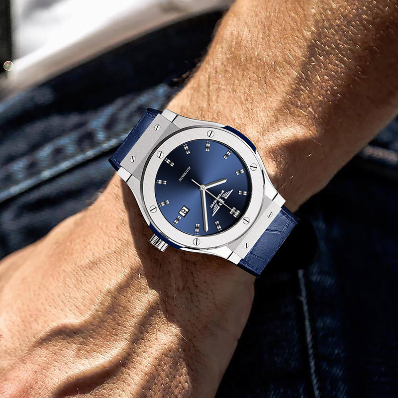 品度(pindu)正品潮牌网红新款手表男士运动自动机械腕表