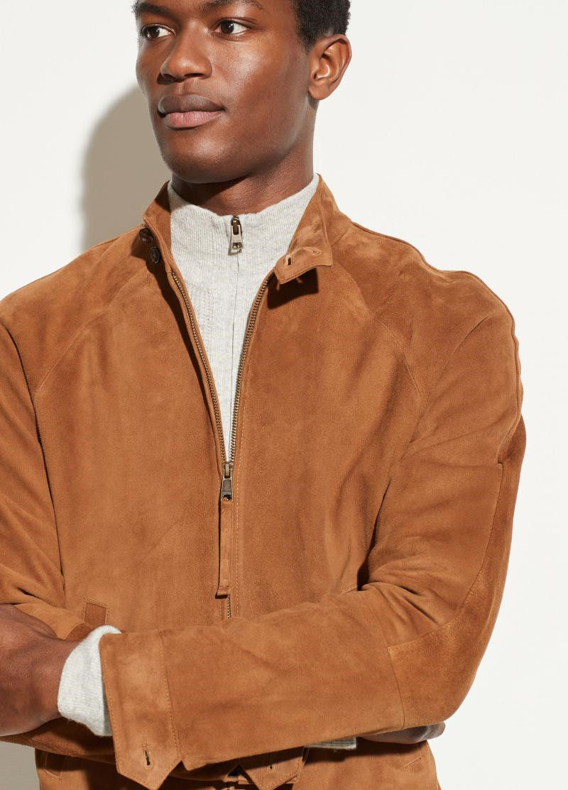 男士真皮皮衣外套 山羊皮