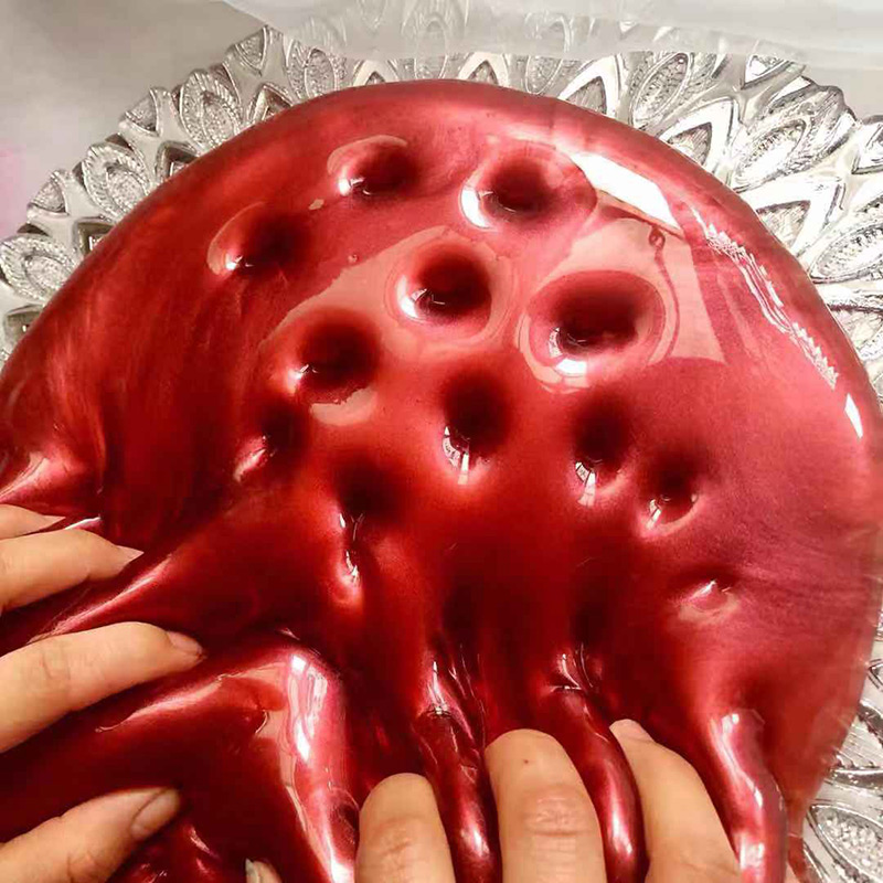 解压成品史莱姆~q弹一坨肥又又 软糯的人鱼姬水晶泥