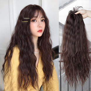 玉米烫假发女长发 中长发蓬松羊毛泡面卷发片自然 韩国网红长卷发可在