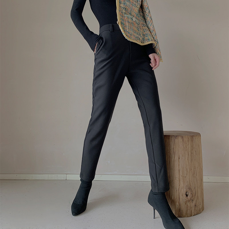 吸烟裤女秋冬