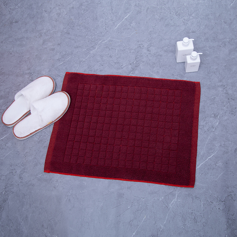 纯棉加厚地巾家用毛巾地垫浴室门垫厨房防滑垫易清洗吸水纯色防滑
