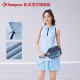 薰风2025新款羽毛球服女款速干透气运动比赛训练服熏风无袖连衣裙