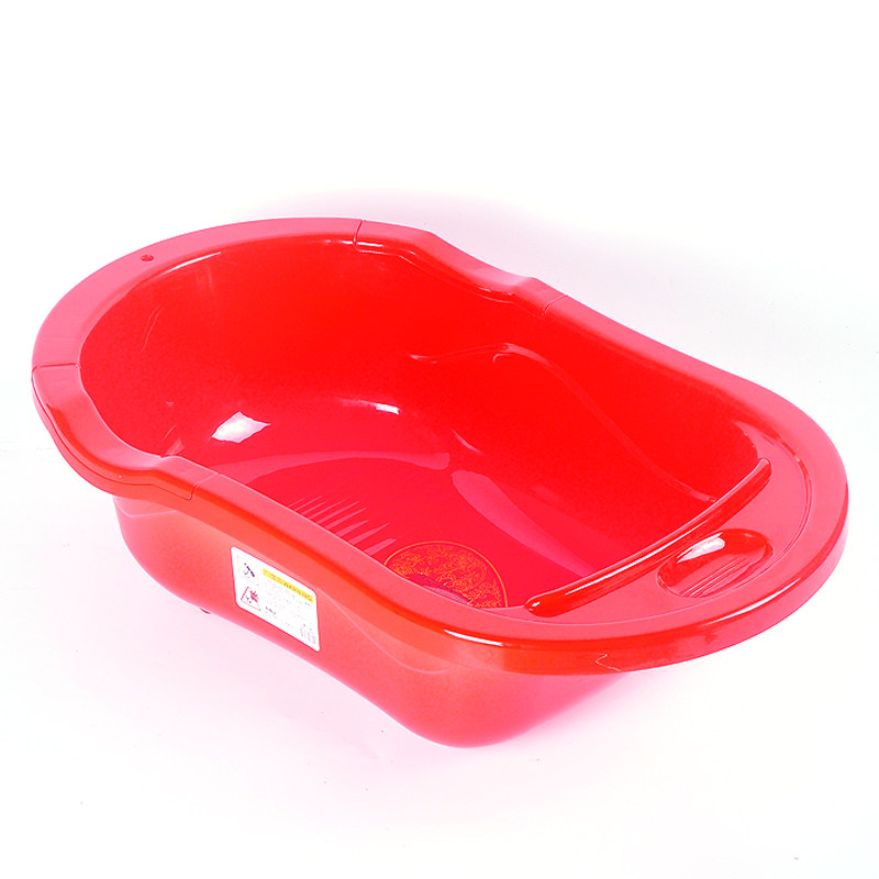 婚庆用品大红盆喜事浴盆 宝宝浴盆 大号特加厚婴儿新生