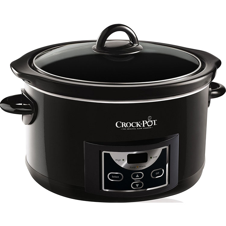 100%德国代购进口Crock-pot 4.7L数字倒计时陶瓷慢炖锅电炖锅现货