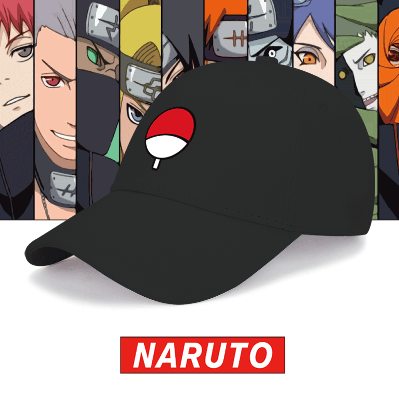 火影忍者晓组织动漫周边二次元定制学生男女棒球帽鸭舌帽遮阳帽子
