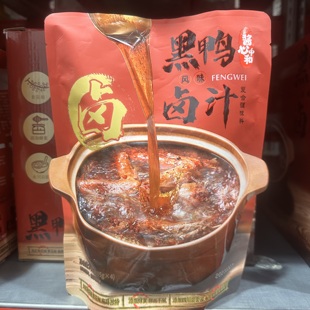 豆豆MM山姆代购特色调味汁复合调味料酱心中和黑鸭风味卤汁740g