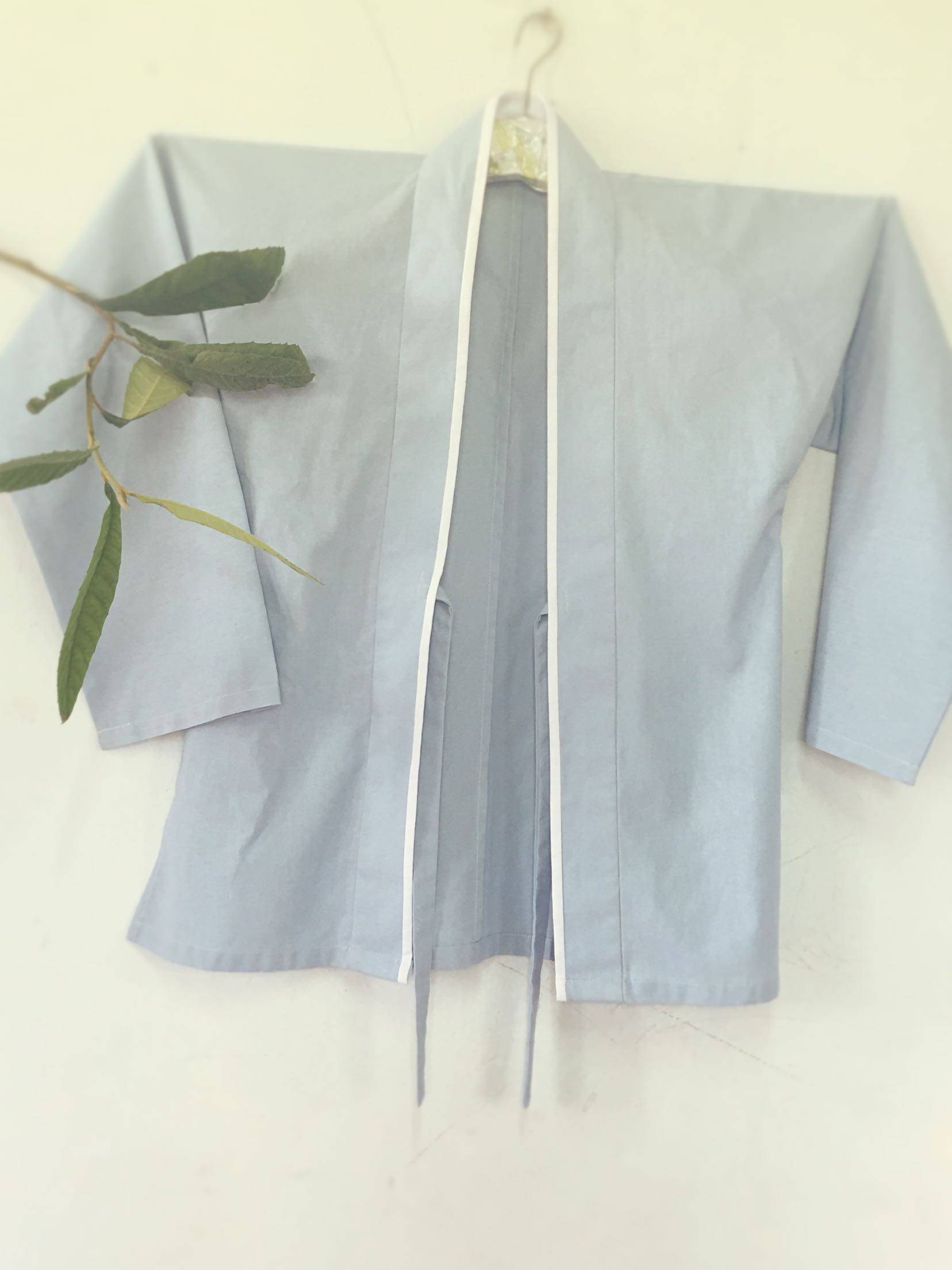 汉华裳的优惠券大全—汉服对襟短褙子日常中衣男女褙子上衣开衫款茶服