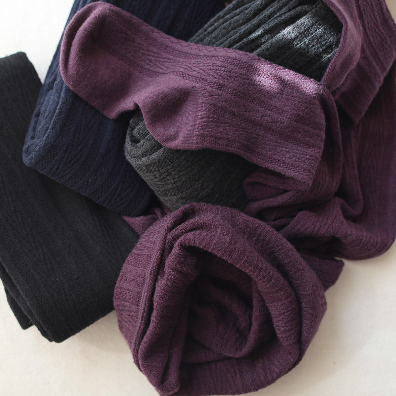 连裤袜加厚提花