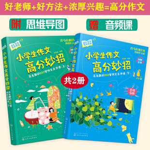 小学生作文高分妙招 花生酥的100堂作文点评课 语文名师有声课堂2册 3-6岁小学四五六年级优秀作文指导小学同步作文书阅读写作入门