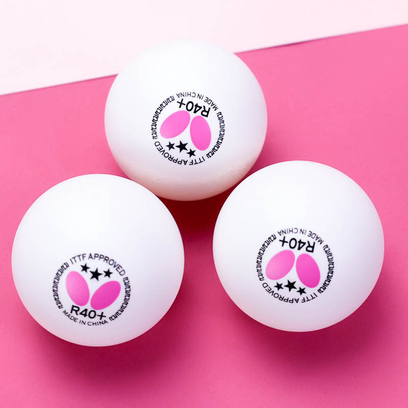 butterfly蝴蝶乒乓球三星级新材料r40比赛用球ppq