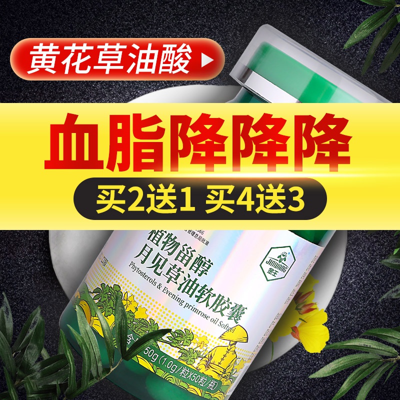 一折月见草_黄花草油酸月见草软油胶囊月麻亚酸月谷油酯草素非降血脂