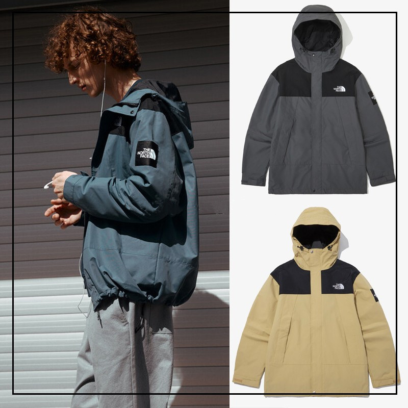 thenorthface北面22秋冬拼色防风防水外套户外冲锋衣男女 nj3bn60