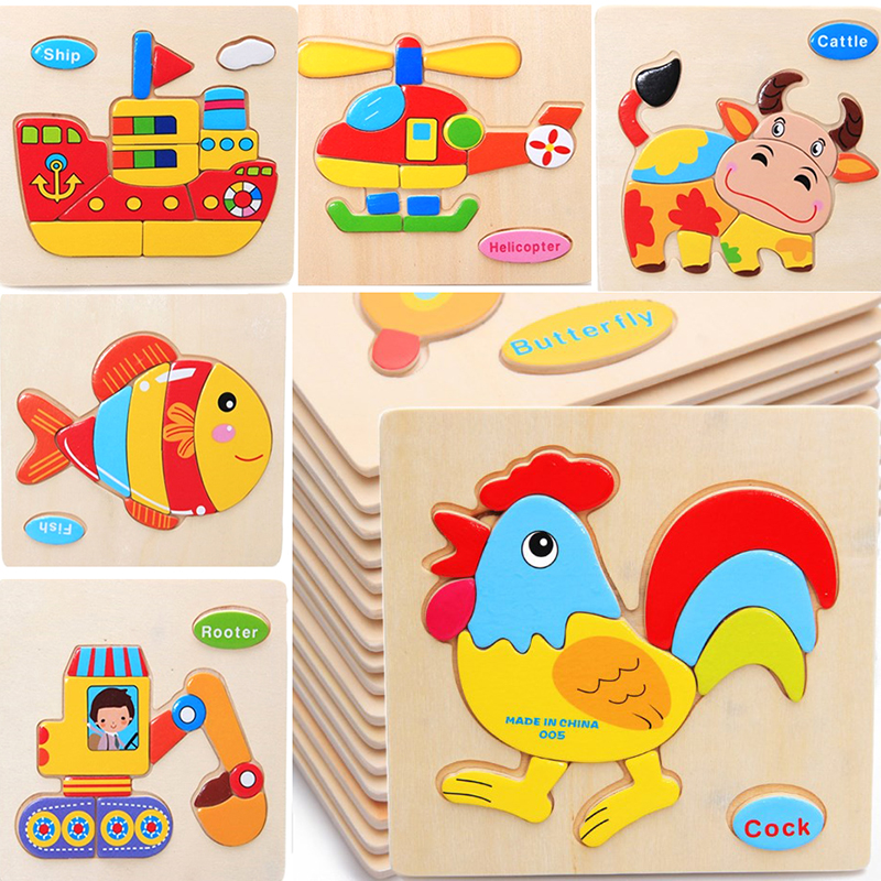 Cartoon woodiness animal traffic 3D Jigsaw puzzle baby children wooden Intellectual puzzle Educational toys 2-3-4 yearin the Toy/Childs/Puzzle/Building block/Model , Beads/Jigsaw/Pair/Disassembly/Beat Toy , Jigsaw/Puzzle category - from Buy2taobao.com to provide professional Taobao agent buy service