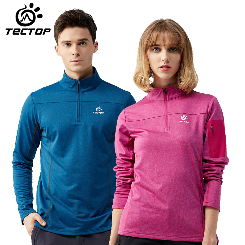 探拓户外半开衫速干衣秋冬男女立领长袖快干弹力透气运动跑步T恤|msdalam kategori luar/Mountaineer/Camping/Aksesori perjalanan, pakaian luar, Cepat kering seluar dalam, Cepat kering t-shirt - dari Buy2taobao.com untuk memberikan perkhidmatan ejen Taobao profesional membeli