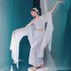 小橙子同款青蛇白蛇舞蹈演出服装女童古典舞练功六一少儿表演飘逸