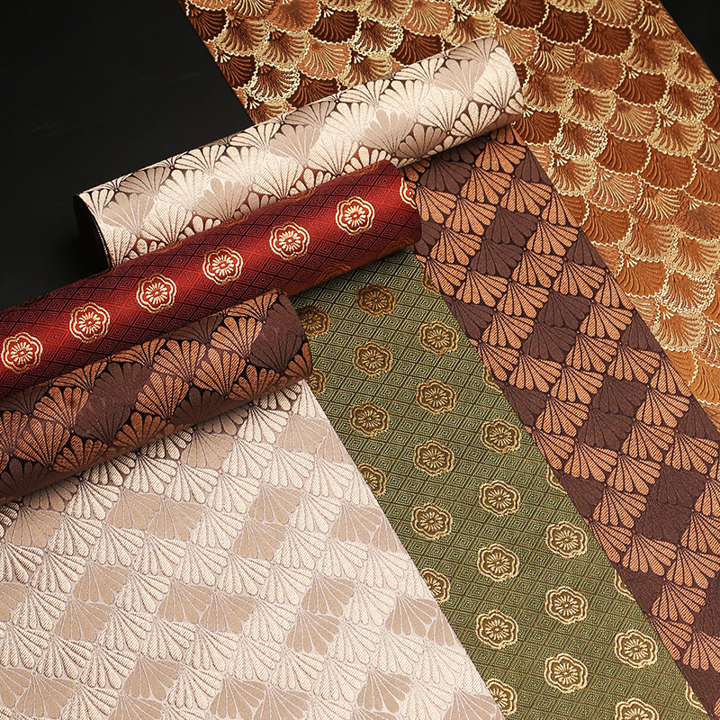 双面西阵织中式锦缎茶席棉麻布桌旗茶垫日式干泡茶台桌布茶几茶巾