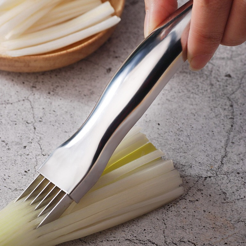 YG不锈钢多功能切菜神器葱丝刀切葱器刨丝葱花刀创意厨房小工具神