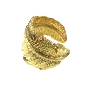 玫瑰金羽毛戒指价格