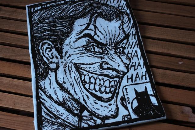 BATMAN 蝙蝠侠 狂笑之人 小丑手绘风格印花短袖 欧码 圆领T恤在类目 男装, T恤中 - 来自Buy2taobao.com提供专业的淘宝代购服务