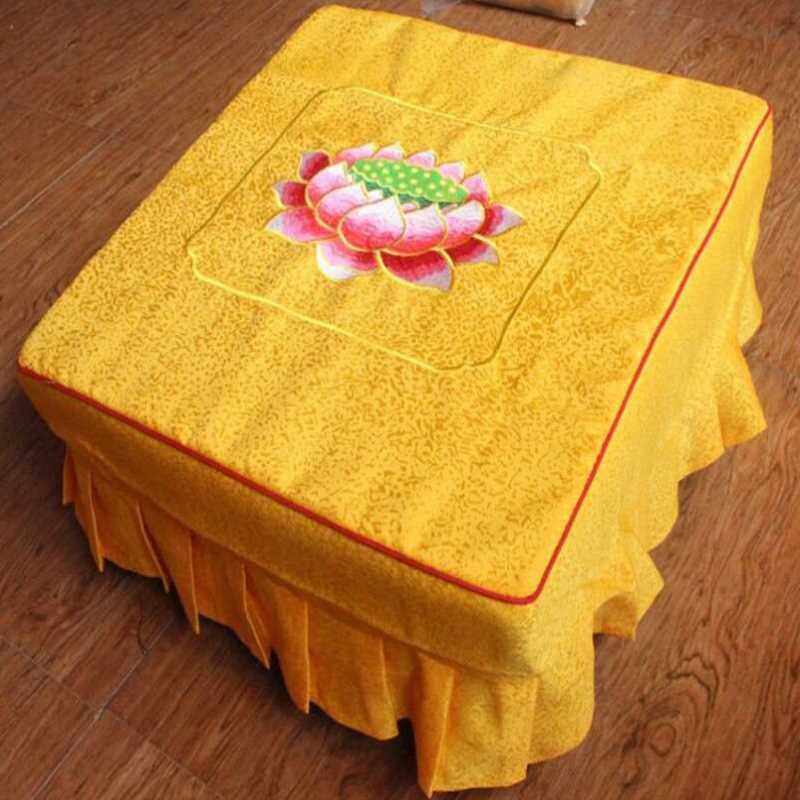 拜佛垫套磕头跪垫拜垫套佛堂寺庙莲花拜凳套打坐禅垫套热销包邮