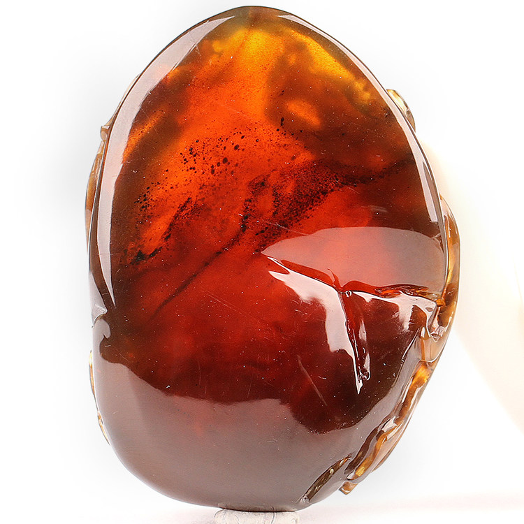 31.28g琥珀根蜜龙凤呈祥吊坠(强荧光)