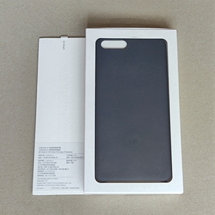 小米Note3标准高透贴膜软膜手机硅胶保护套软壳蓝色官网正品原装