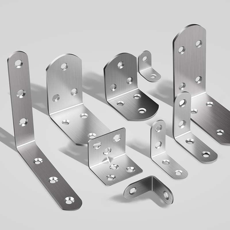 不锈钢角码90度直角固定器角铁片l型支架三角铁层板托家具连接件
