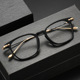 日系风格纯钛眼镜框时尚复古眼镜深圳工厂高品质源头现货RLT5888
