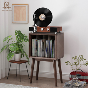 唱片架lp黑胶唱片柜图片