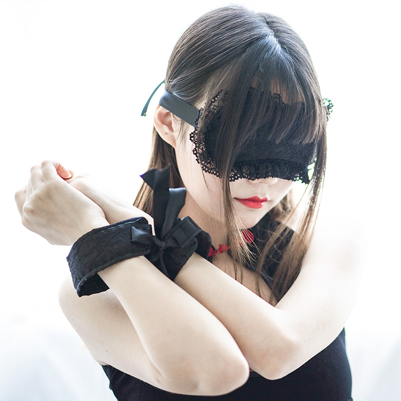 【蛋壳实验室】蕾丝眼罩手环套装 日系少女遮光眼罩