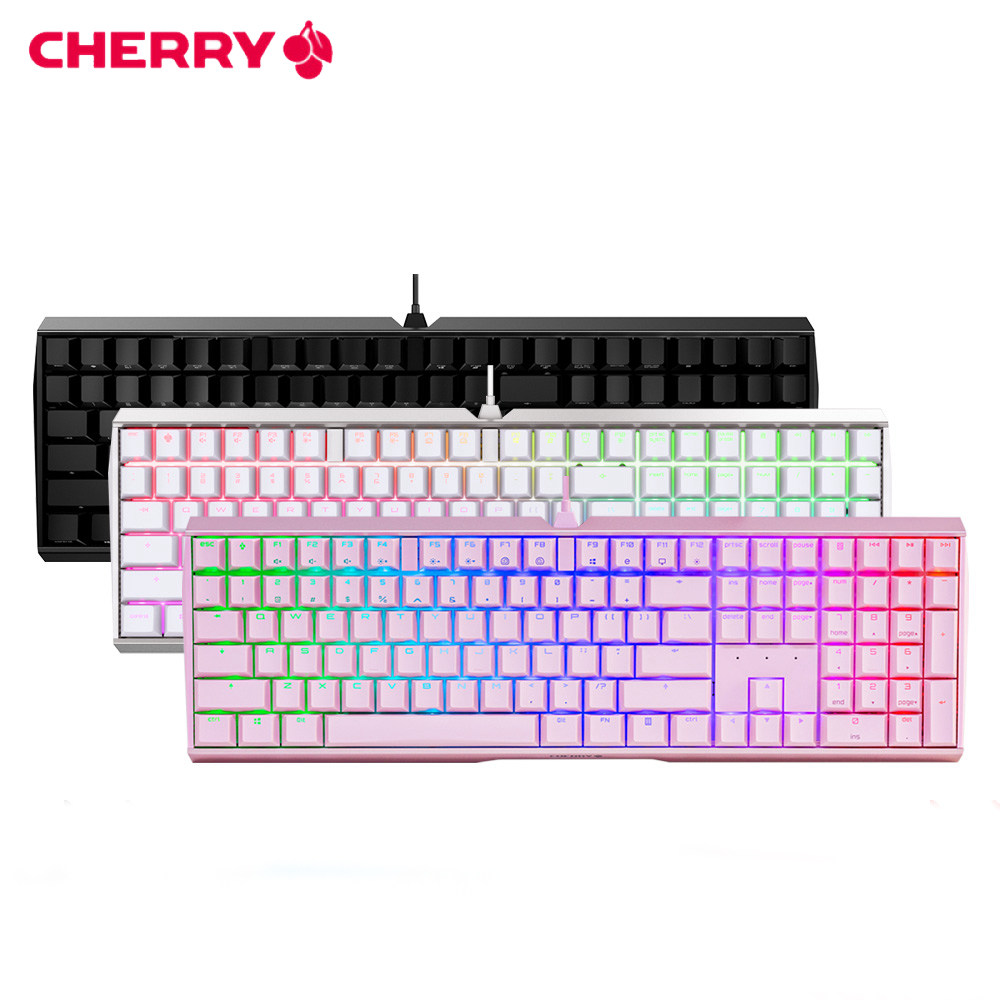 樱桃cherry mx3.0s电竞游戏rgb侧刻电脑机械键盘黑轴青轴茶轴红轴