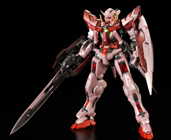 特价现货包邮 高高 1/100 00 tv 10 三红电镀色 能天使 拼装模型_不