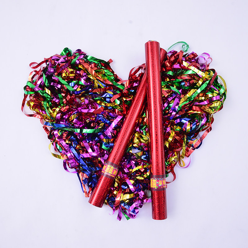 婚庆礼花筒喷花筒手拧彩花喷筒拉炮 好评好店