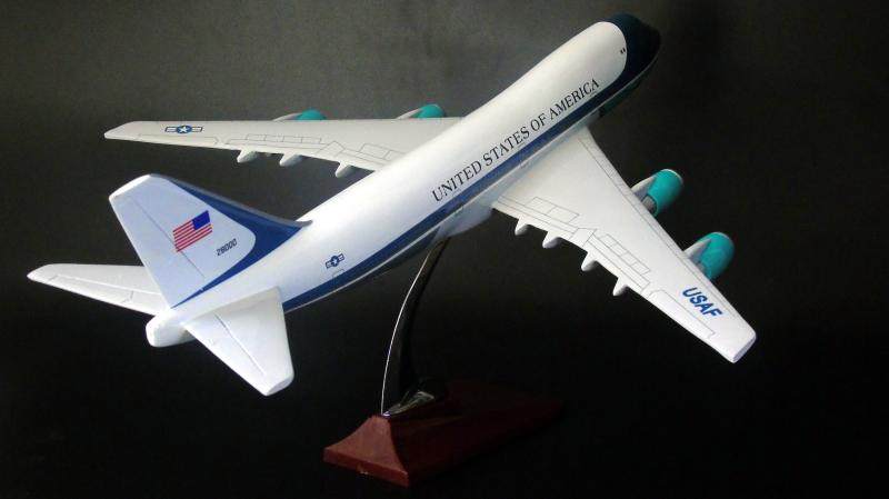 民航客机47cm厘米波音747飞机模型空中一号航空生日礼品收藏飞模