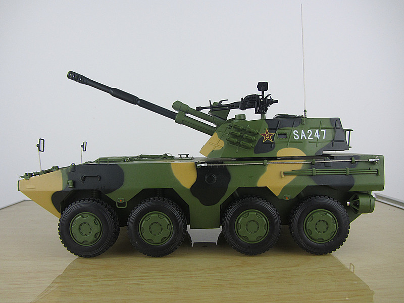 09式t122毫米轮式自行榴弹炮模型新88轮式战车突击战车模型130