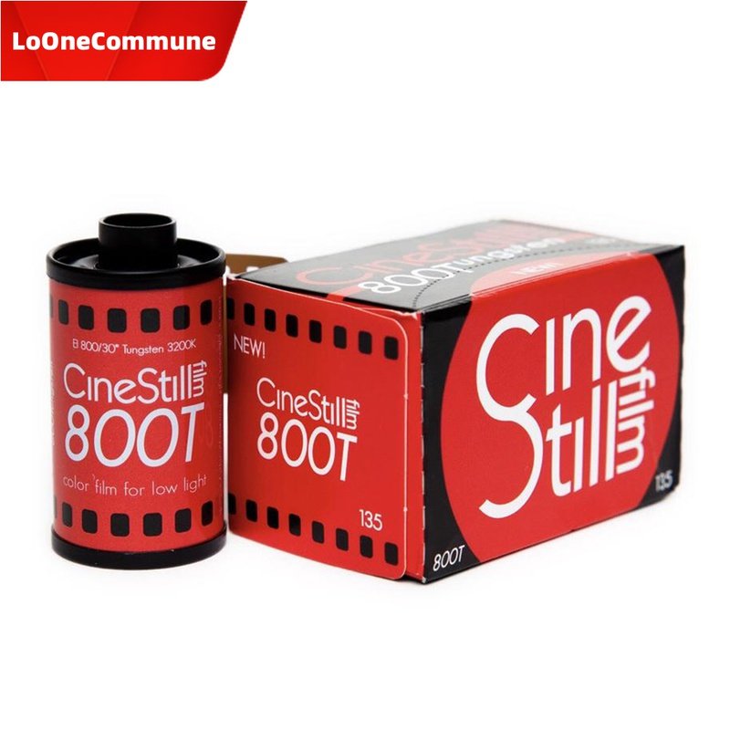cinestill 800tungsten 135彩色电影胶卷灯光负片 c41冲洗 现货