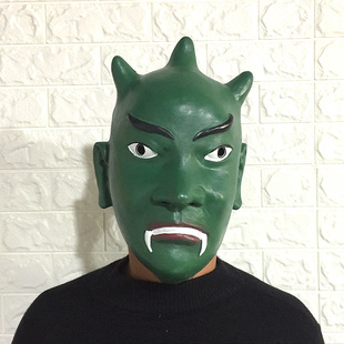 化妆舞会钟馗面具头套包邮捉鬼天师恐怖恶搞头饰万圣节表演道具