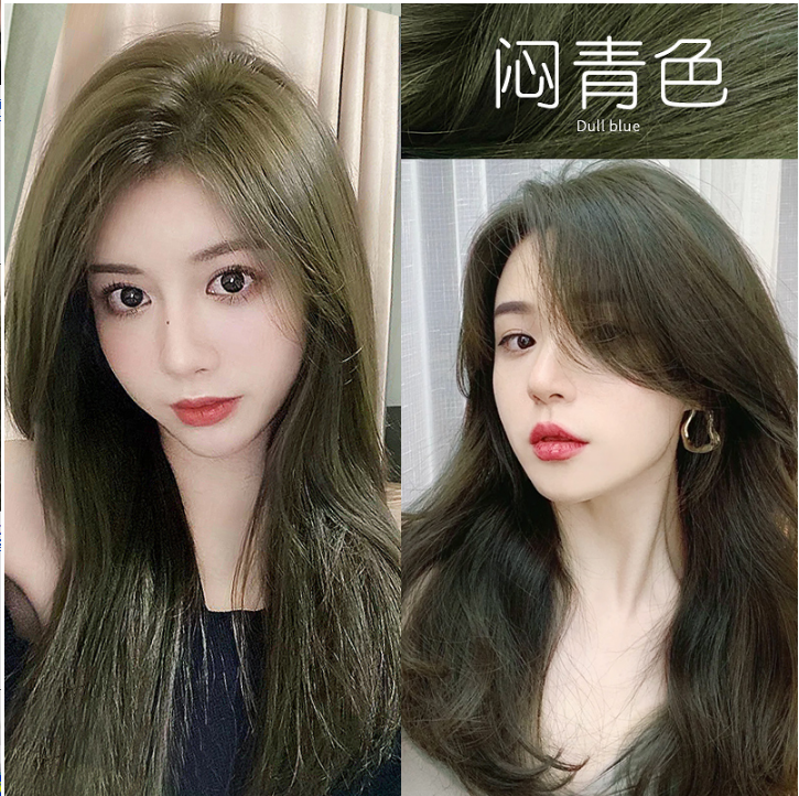 染发膏亚麻色闷青青木亚麻灰