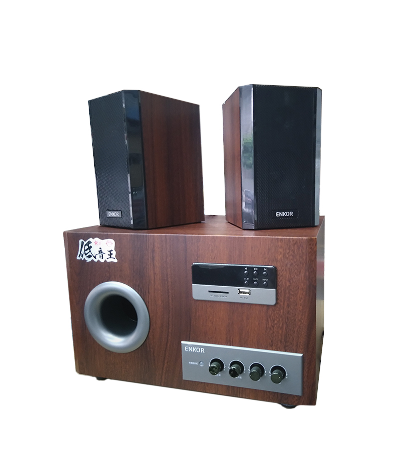 恩科enkor s2850b蓝牙音响台式电脑音箱低音王2.