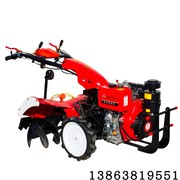 Micro-tiller multi-functional small new four-wheel drive rotary cultivator diesel engine high-horsepower mountain orchard ditching and cultivating machine
