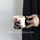 半橘Cup 限定少女心可爱猫咪马克杯情侣杯子高级感陶瓷水杯伴手礼
