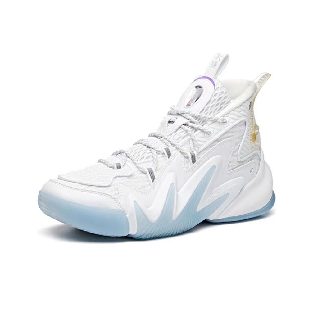 安踏狂潮2代传承男学生实战水泥地室内外专业耐磨减震运动篮球鞋