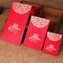 结婚婚庆用品 个性创意千元利是封利事封婚礼喜字迷你大小红包袋
