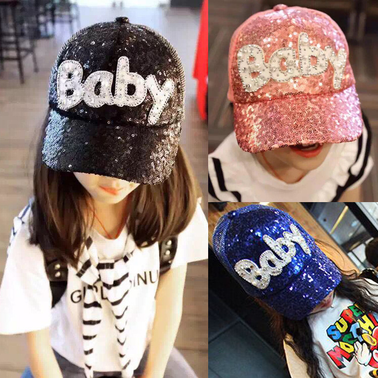 儿童帽子 超炫baby珍珠钻石网帽 鸭舌帽 男女宝宝棒球遮阳帽子|ruв категории Детская одежда, шляпа/шарф/маска/перчатки/наушники/ноги рукав, шляпа - от Buy2taobao.com для оказания профессиональной услуги покупки агента Taobao