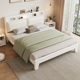 床实木床现代简约1.8双人床家用1.5米软包单人床架出租房用1.2m床