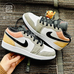 Air Jordan 1 Low AJ1 黑红脚趾女子低帮复古篮球鞋DX4374 CZ0858